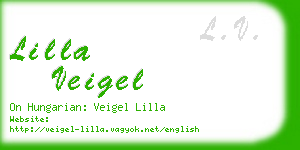 lilla veigel business card